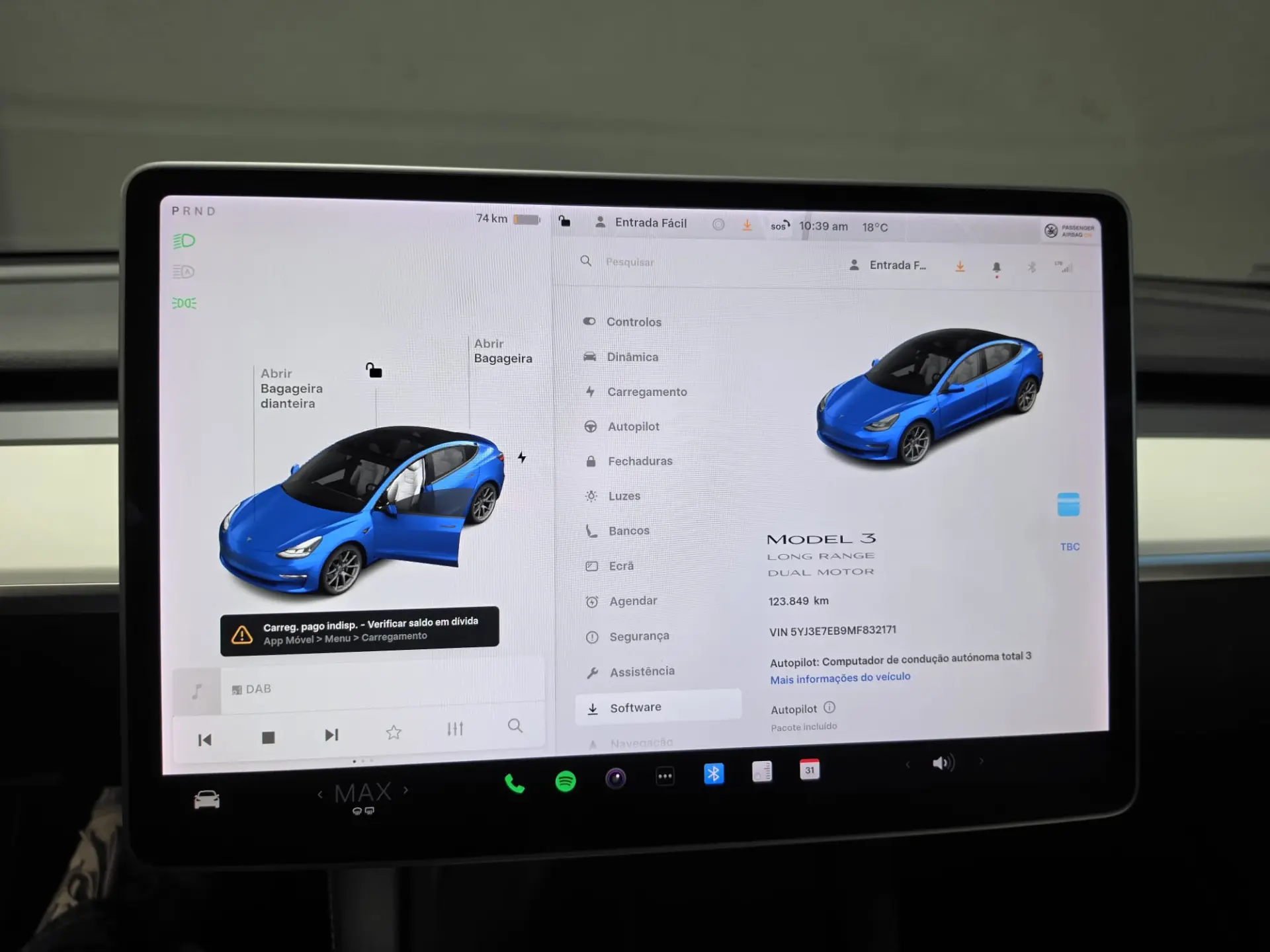 Tesla Model 3 Long Range Tração Integral Premium 7